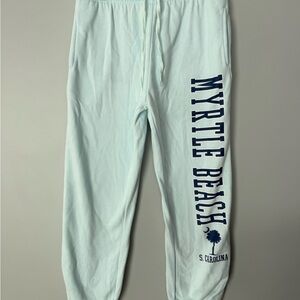 Myrtle Beach Women’s Light Blue Joggers Medium